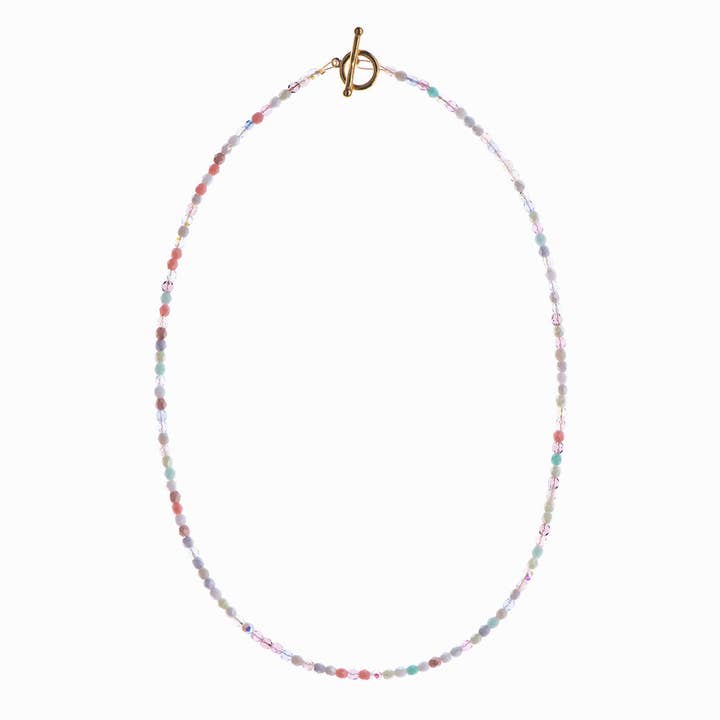 Regenboog glasparelketting voor wholesale door Sister