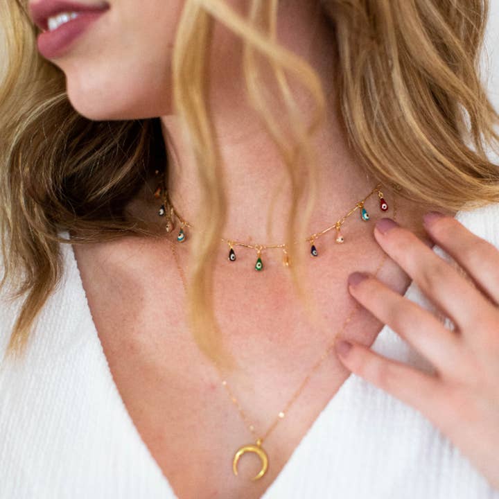 Evil Eye Tear Drop for wholesale by Finds Design