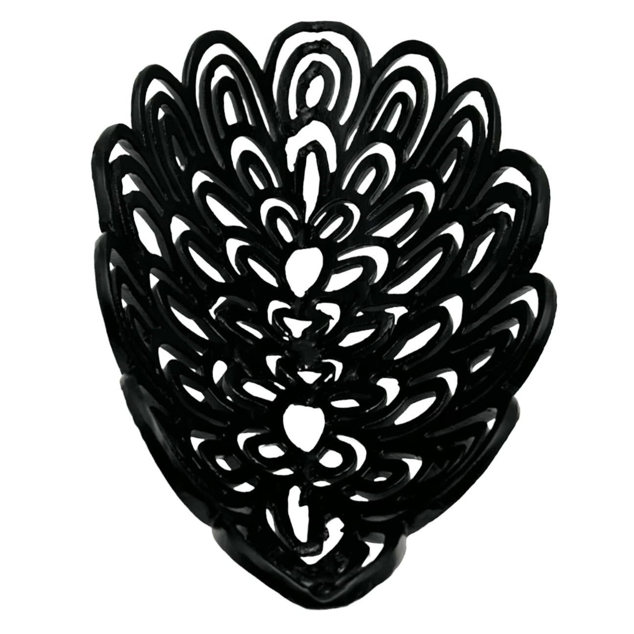 2626 Designs - Wholesale Decorative Plate/Dish/Bowl - Aluminum Peacock Feather Bowl5