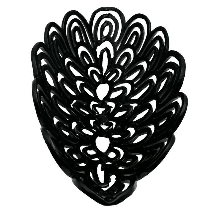 2626 Designs - Wholesale Decorative Plate/Dish/Bowl - Aluminum Peacock Feather Bowl5