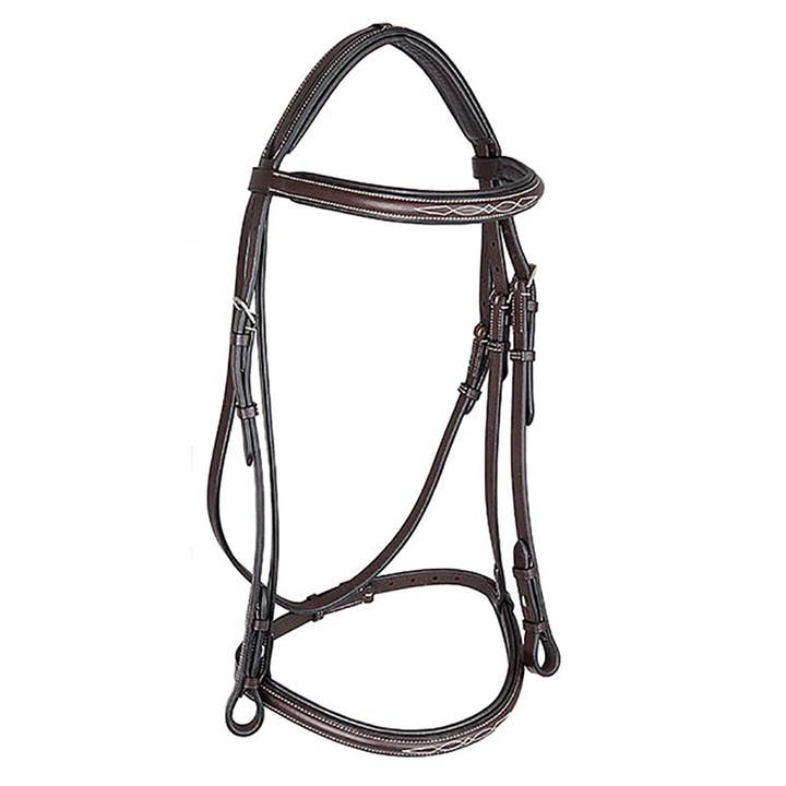 Pinehurst - Fancy Stitched Snaffle Horse Bridle for wholesale by Grewal Equestrian