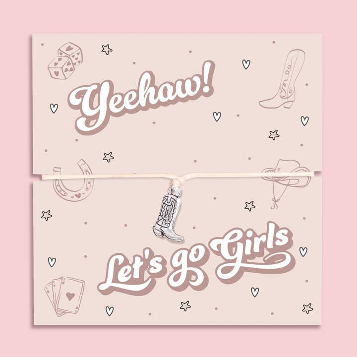 Let’s Go Girls Bracelet – Fun Hen Party Cowboy Boot Bracelet and other Purchase Wholesale hen party. Free Returns & Net 60 Terms on Faire trending on Faire.