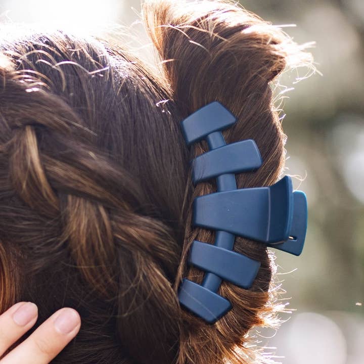 TELETIES – wholesale Hair clip – Women’s – Classic Hair Clip | Large | Midnight Rain