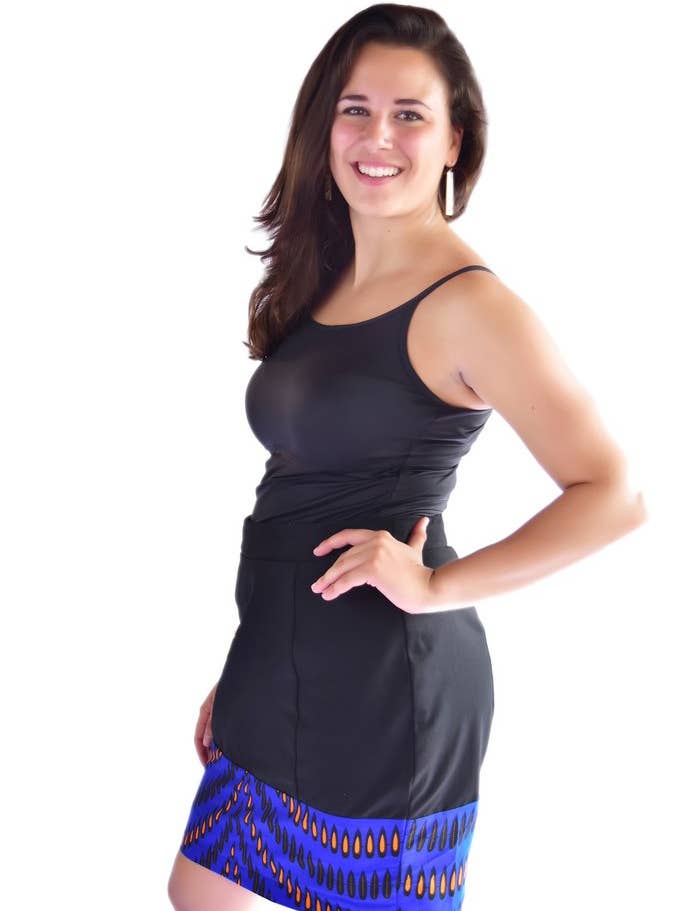 Falda lápiz con dobladillo para venta al por mayor de Cadling Fashions Ltd