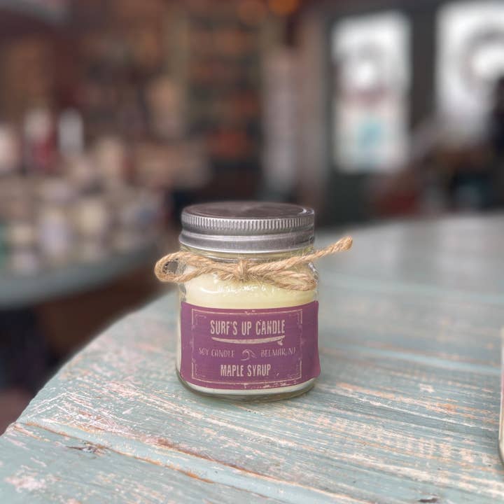 Surfs Up Candle – Engroshandel Glaslys – Maple Sirup Mason Jar Candle - Original Samling2