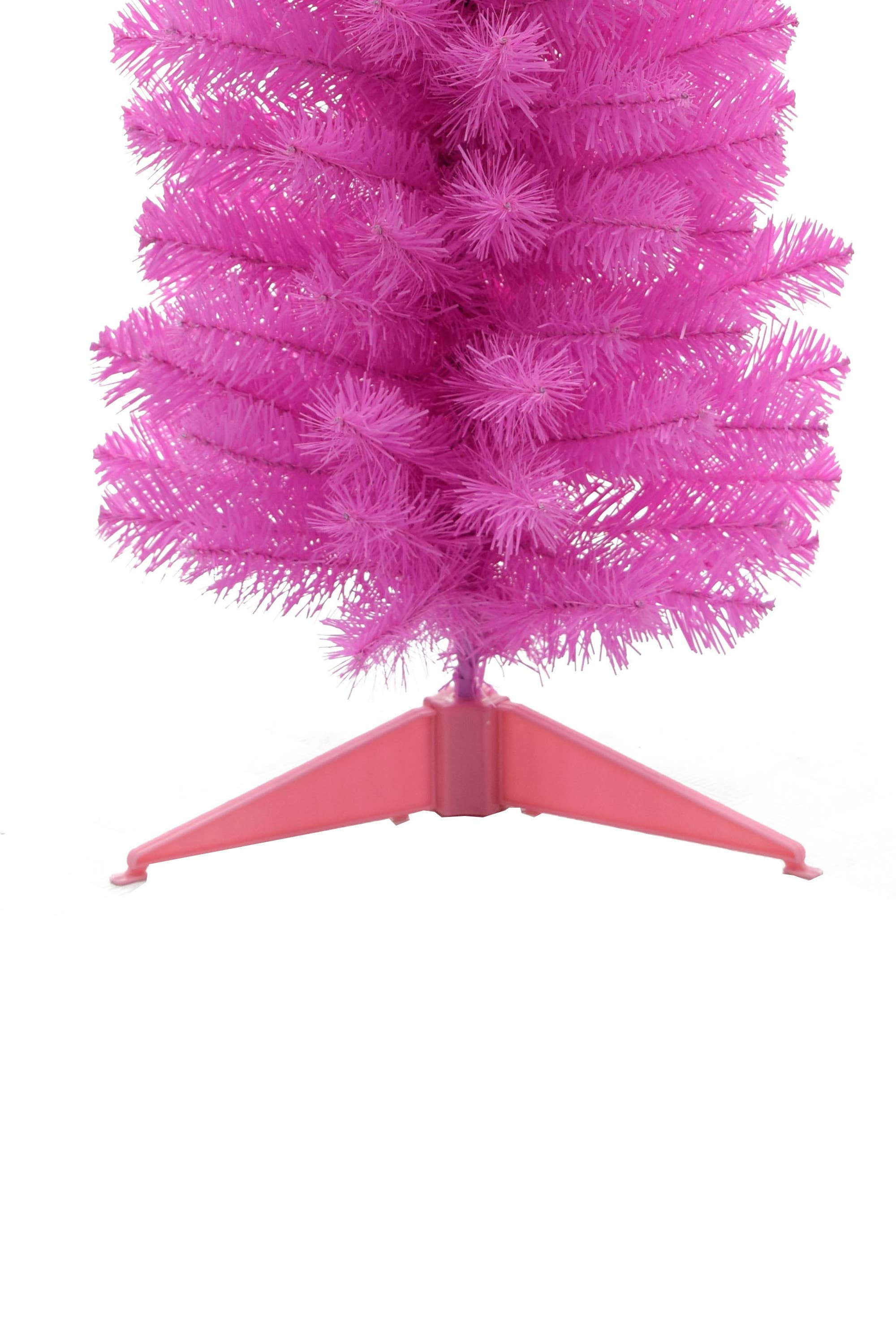 3' Colorful Pink Tabletop Tree with Plastic Stand for wholesale on Faire6
