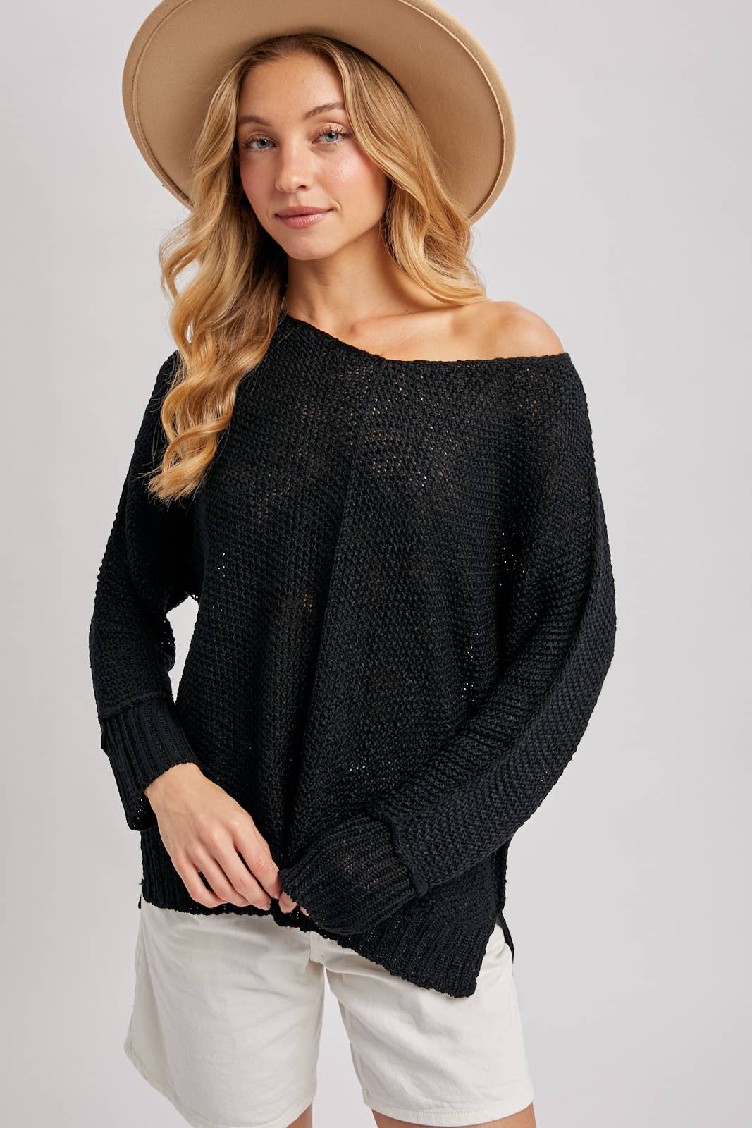 Bluivy - Wholesale Knit Sweater - Women's - REVERSE SEAM LOOSE FIT SWEATER68