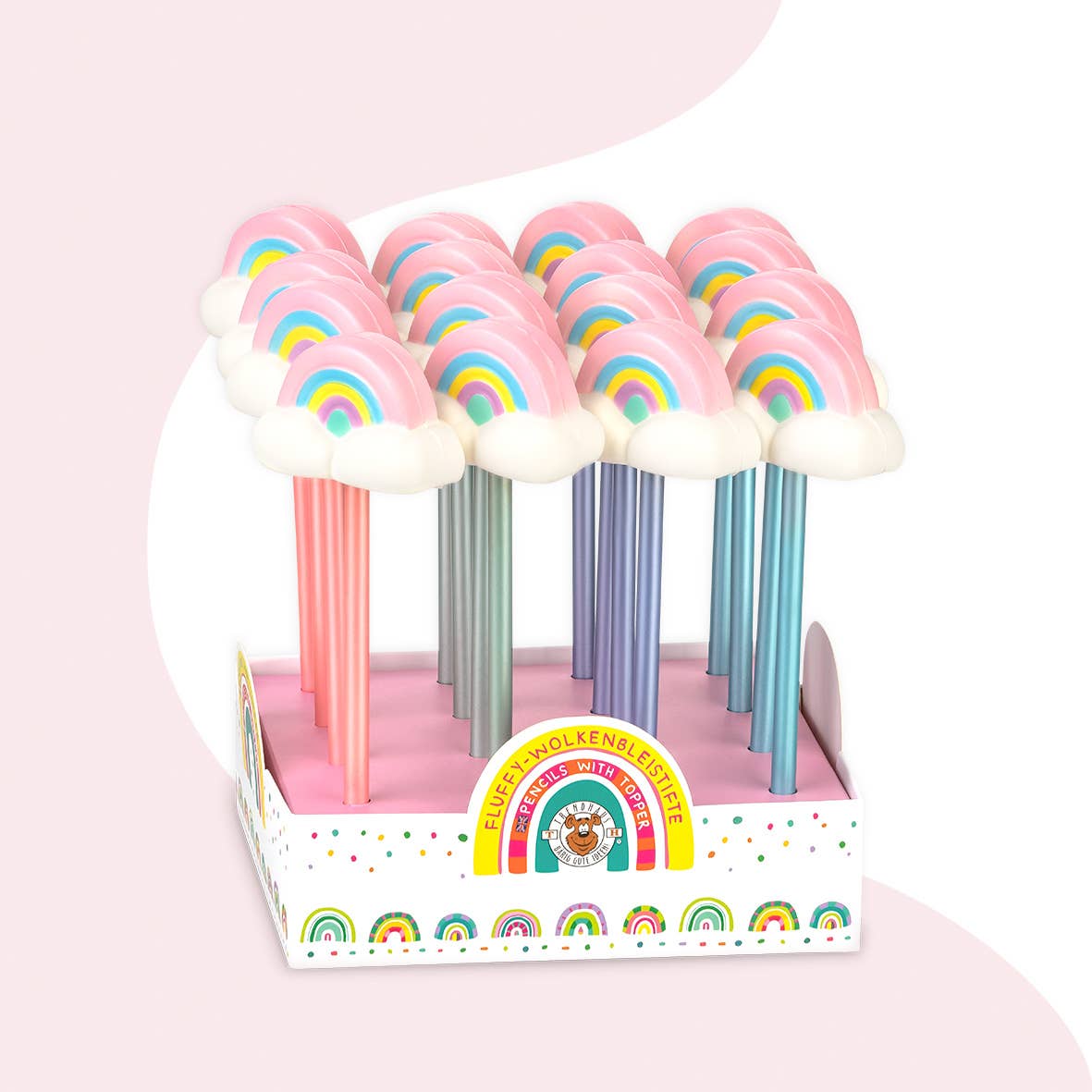 Trendhaus - Wholesale Pencil - GF FLUFFY CLOUD PENCILS, 4-FOLD SORTI1