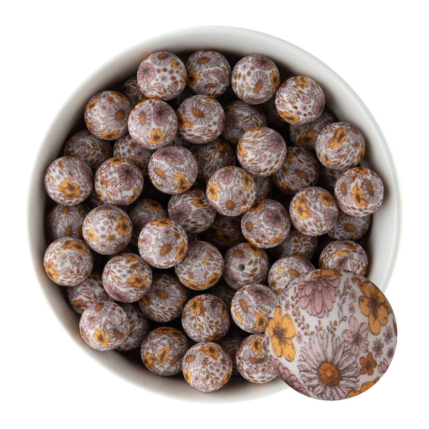 Cara & Co Silicone Craft Supply - Wholesale Craft Supplies - Standard Silicone Print Beads72