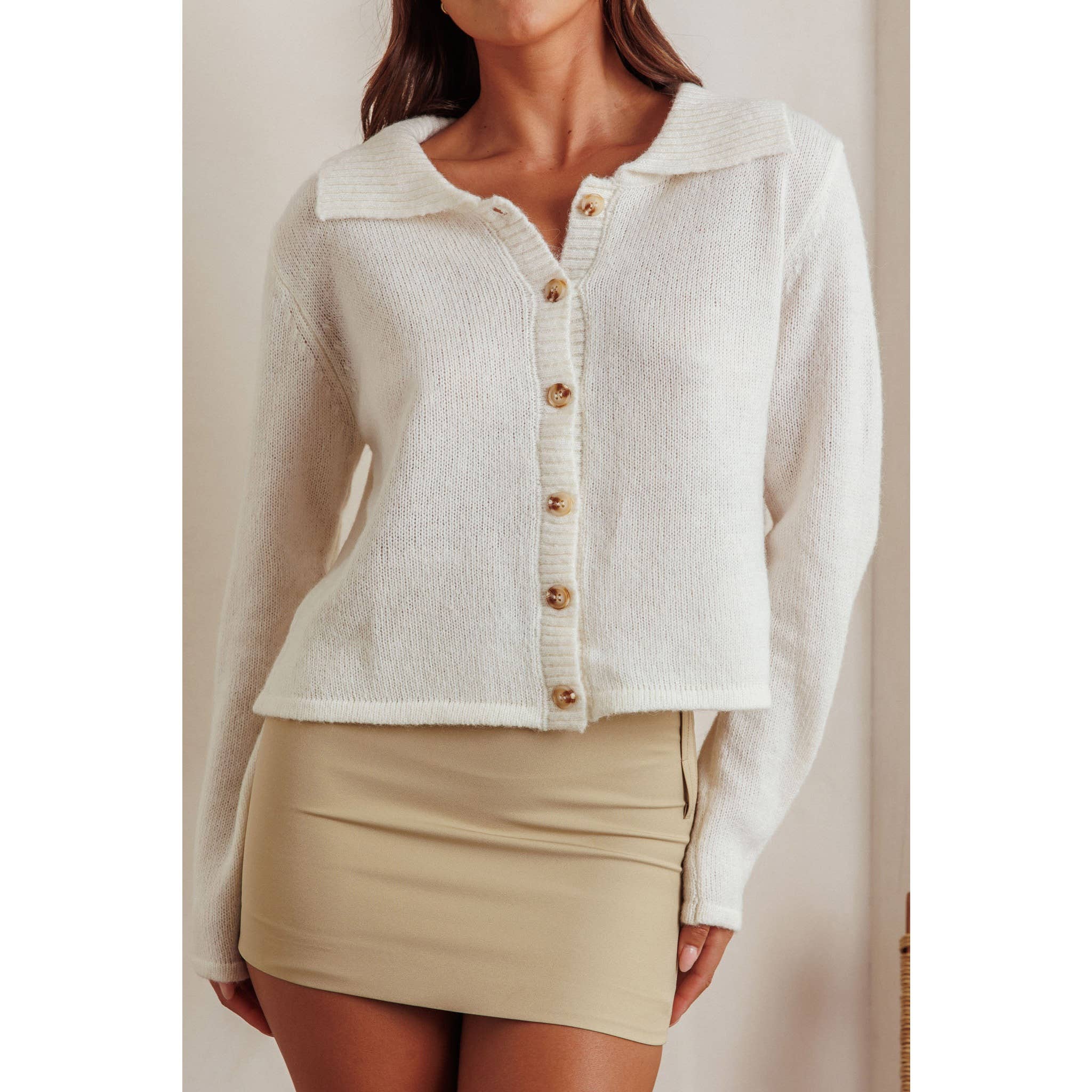 LAIT CARDIGAN À BOUTONS / SR1526H en vente sur Faire2