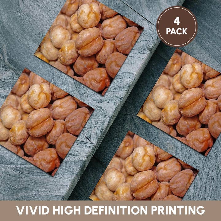 3dRose - Vendita all'ingrosso Sottobicchiere - 3dRose, Fotografia ravvicinata di ceci, Sottobicchiere5