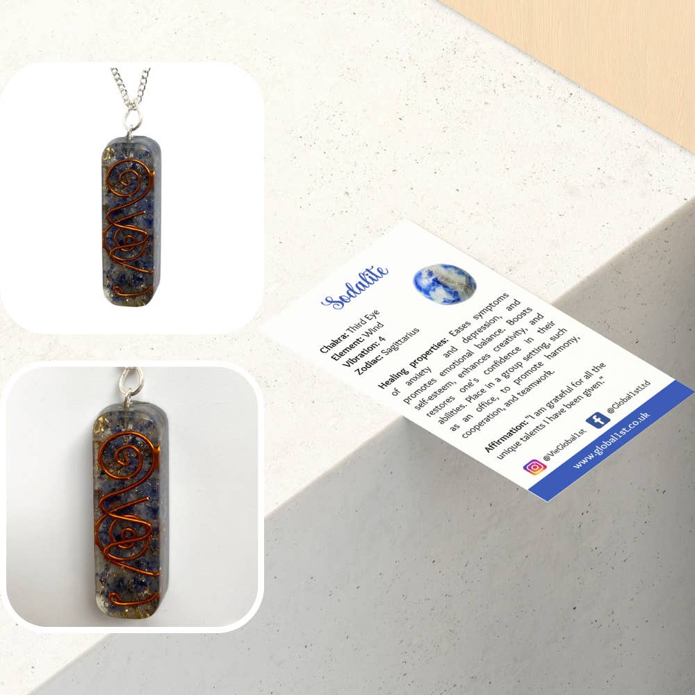 VIE – Großhandel Individueller Charm/Anhänger – Orgonit Reiki Anhänger, 3,5 cm23