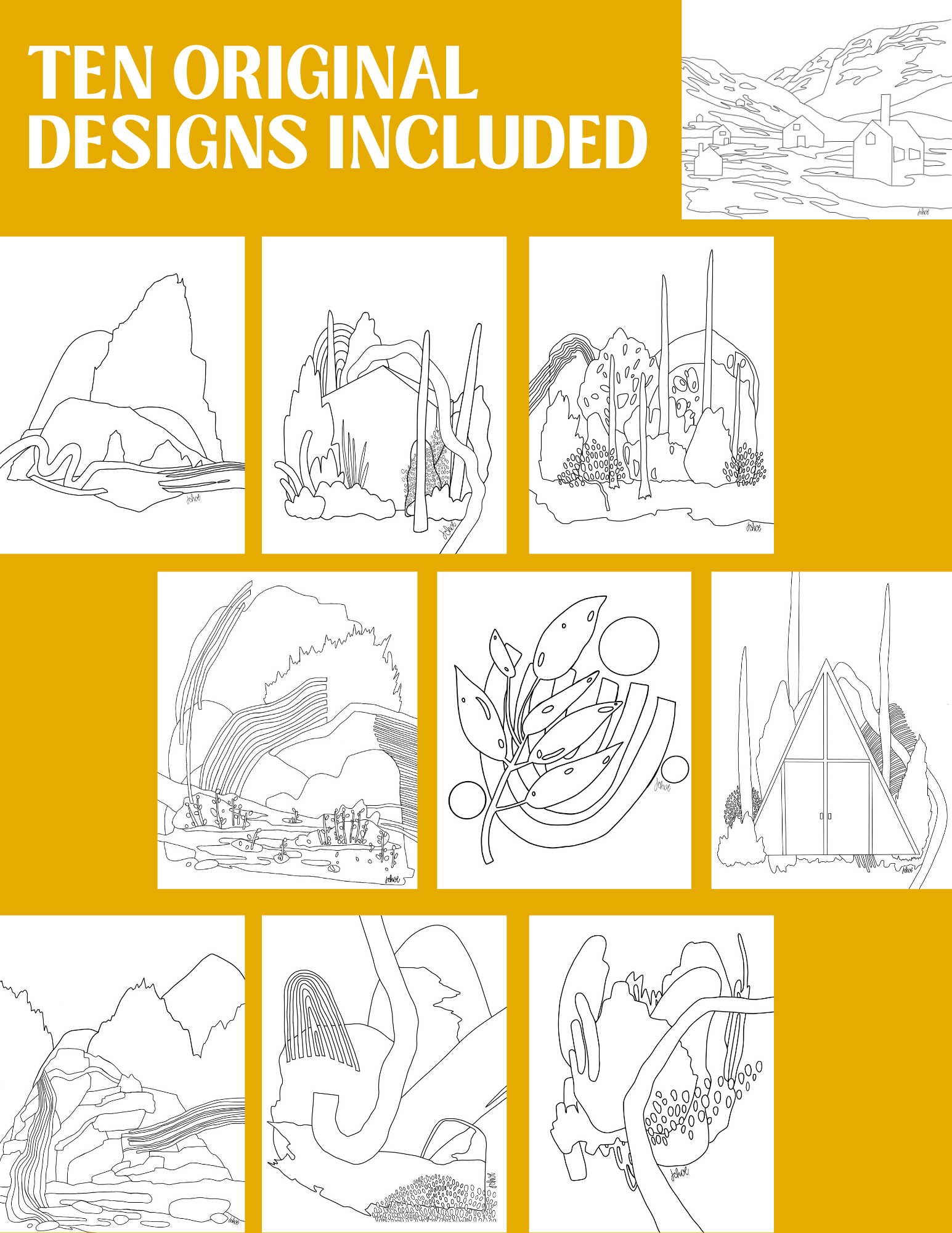 Juliann Choe - Wholesale Coloring & Activity Book - Adult - Mixed Media Coloring Book4