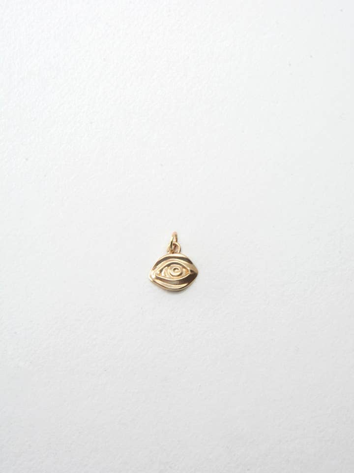Eye Charm 14K Gold for wholesale by Gold Gold Gold