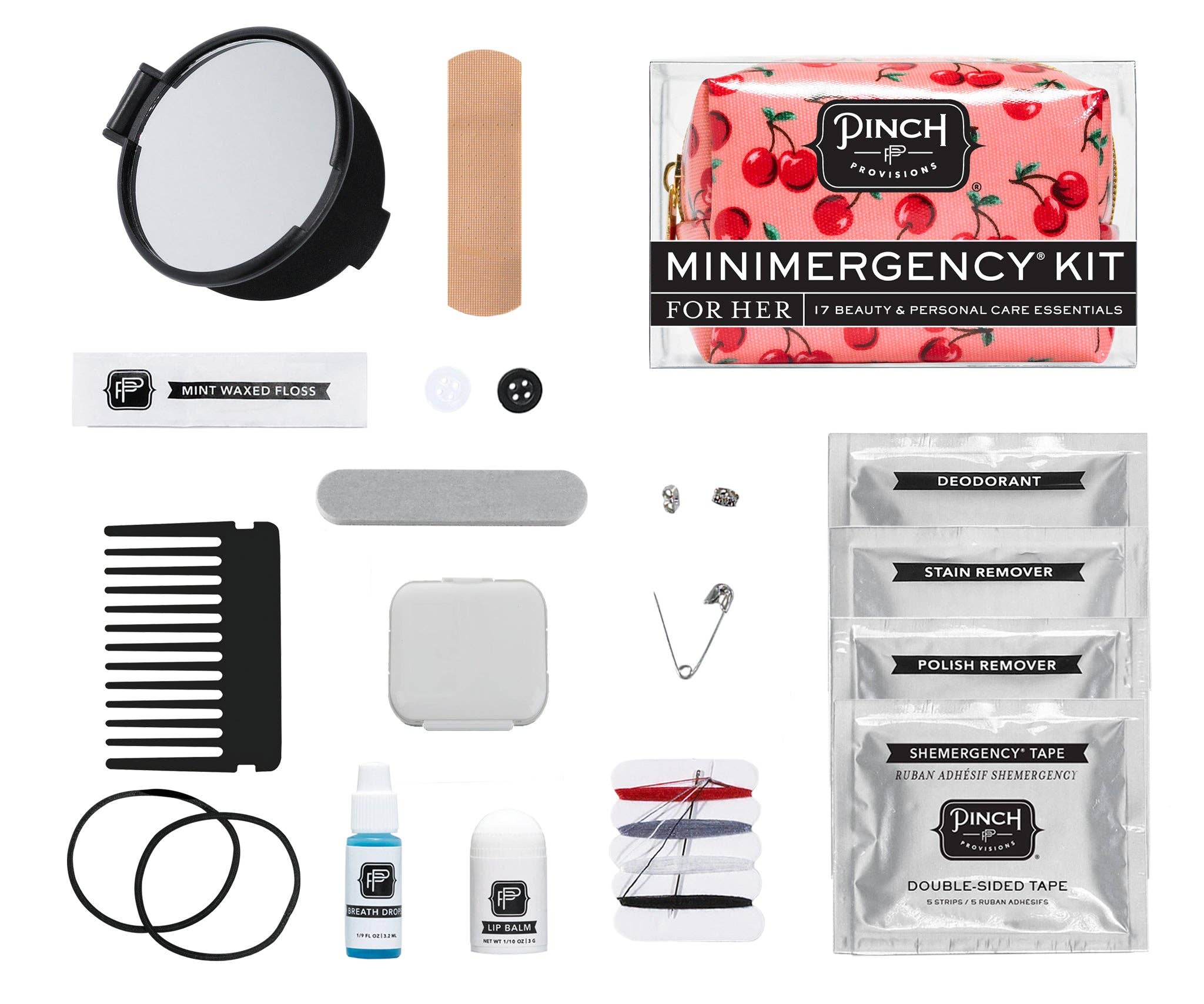 Pinch Provisions - Vente Pochette – femme - Kit de Minimurgence Très Cerise15