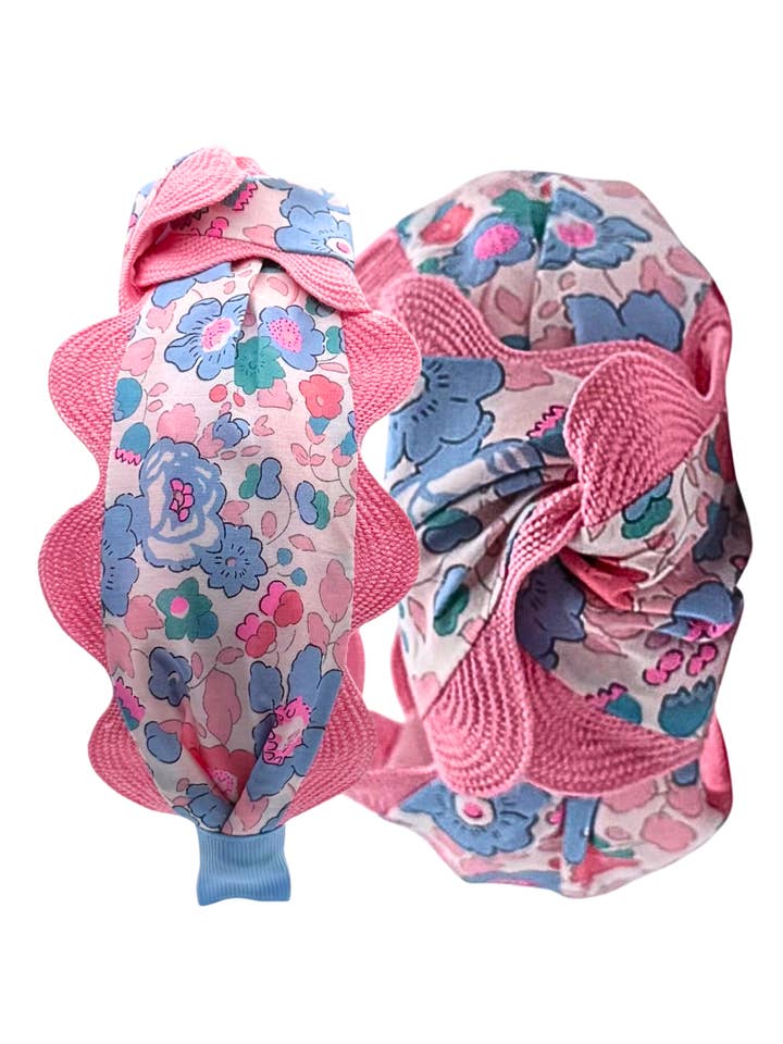 Betsey Liberty di Londra con grande conchiglia rosa per la vendita all'ingrosso da parte di Pretty Happies