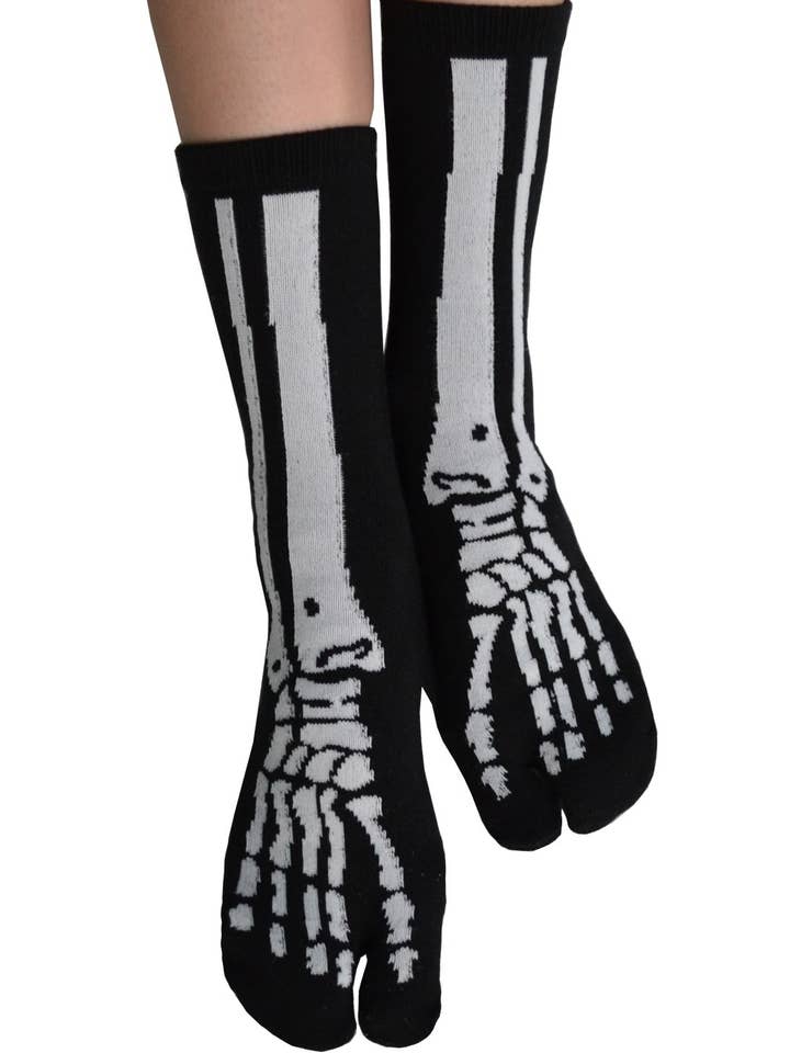 NINJA SOCKS - Vendita all'ingrosso Calzini - Unisex - Calzini Skeleton Tabi0