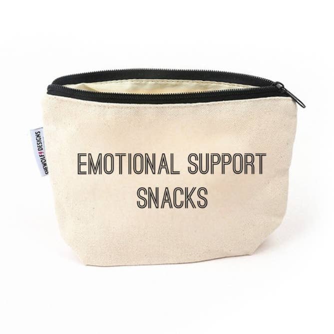 Beutel: Emotionale Unterstützung Snacks — Spaßtasche für Mütter, Feinschmecker für den Großhandel von SHEWOLF Designs