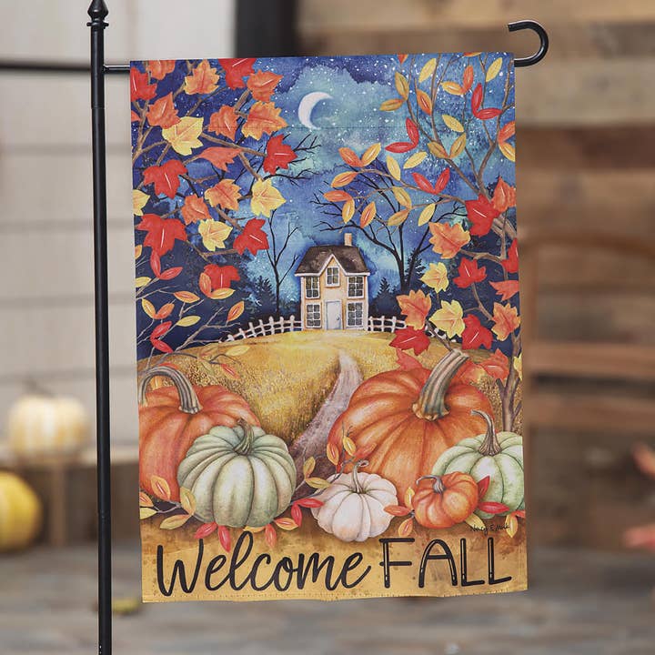 Alive in Fall Suede Garden Flags for wholesale by Evergreen Enterprises