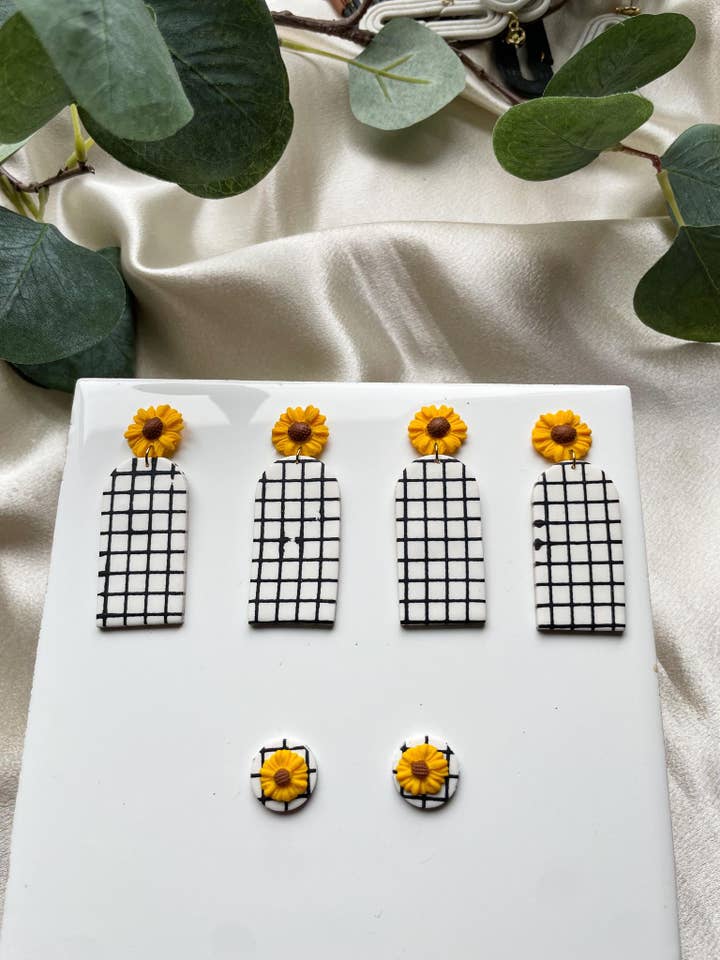 Sunflower- Polymer Clay Dangle for wholesale by Simple by Ame LLC