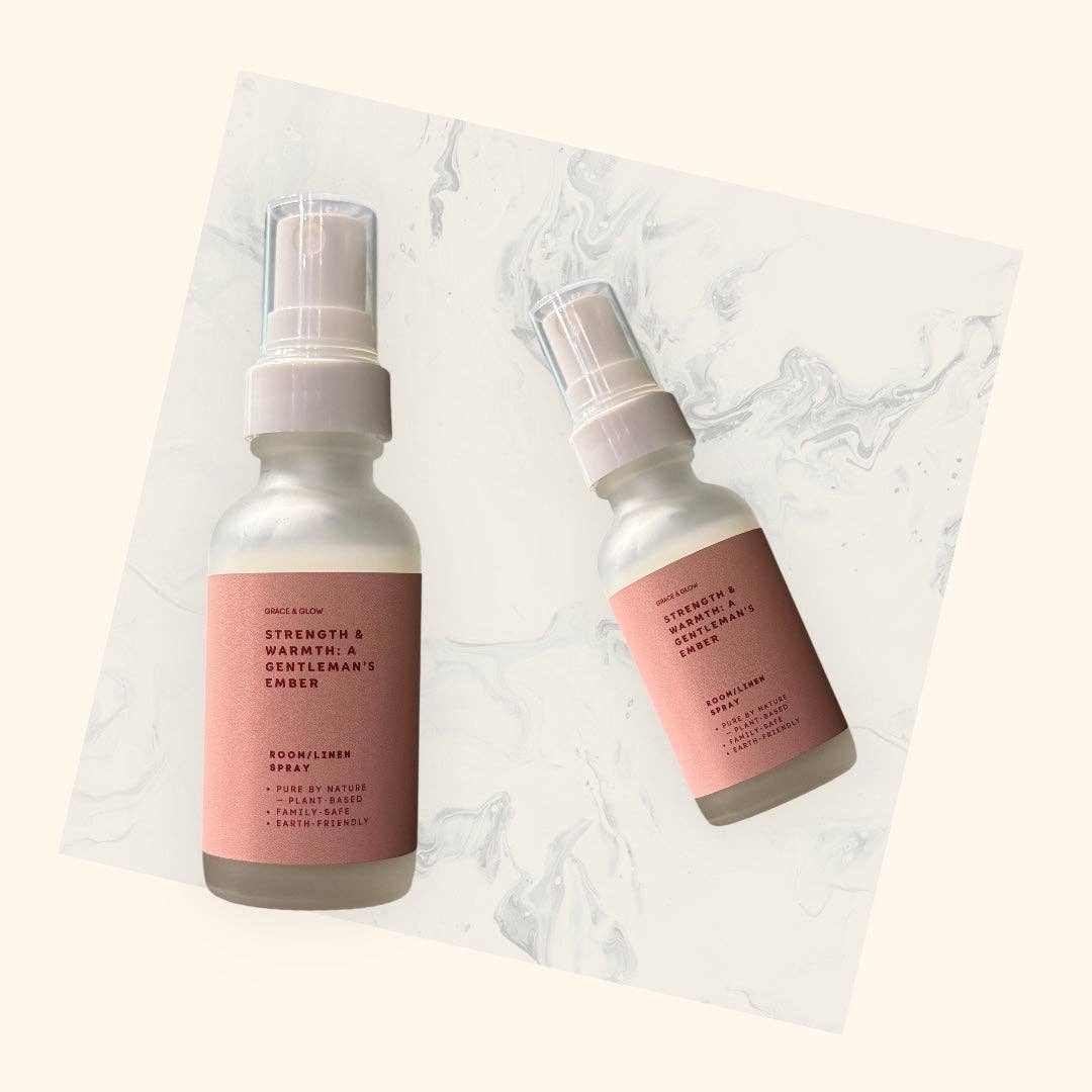 Kendranique's Creations - Wholesale Room & Linen Spray - Grace & Glow Room & Linen Spray | Core Collection | Strength & Warmth: A Gentleman's Ember4