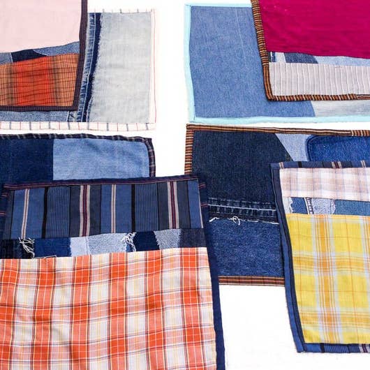 SilkDenim - Wholesale Dinner & Cloth Napkin - Patchwork Napkins