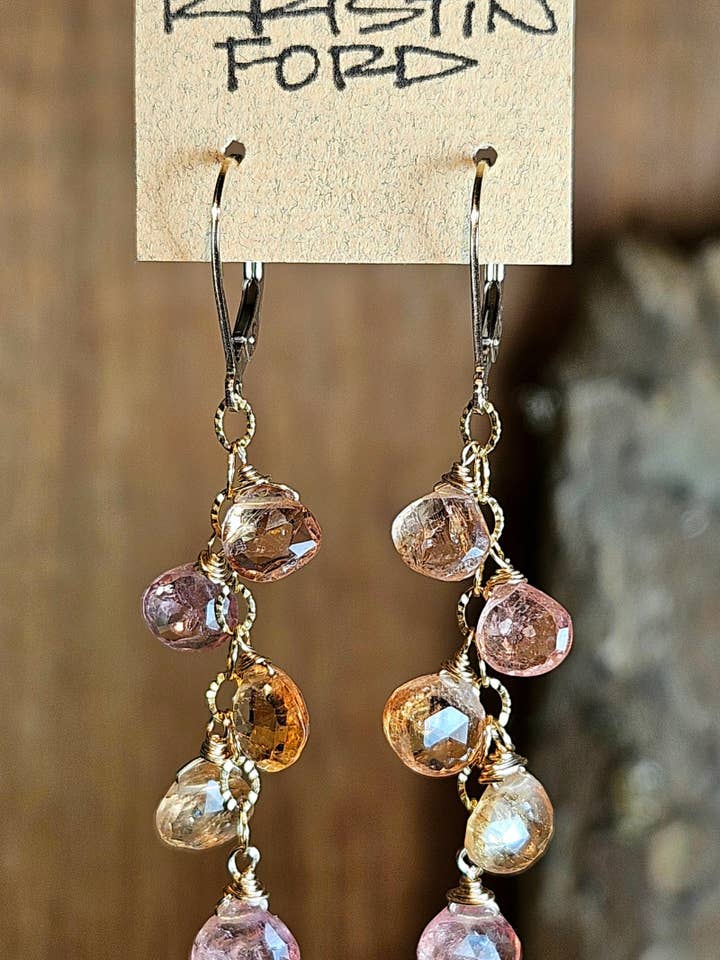 Imperial Topas Øreringe (EBR5025G) for engroshandel hos KRISTIN FORD Jewelry With Meaning