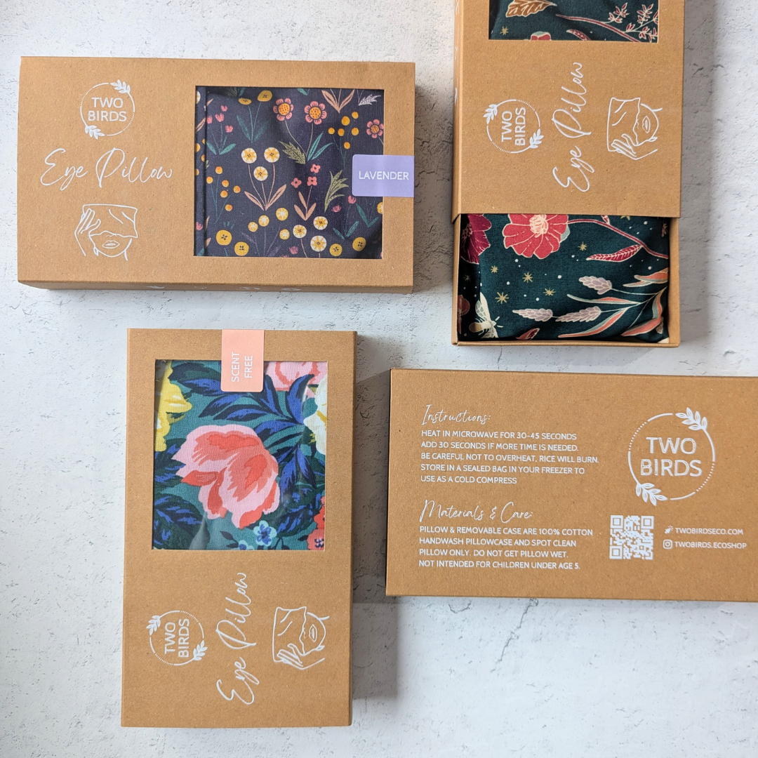 Two Birds Eco Shop - Wholesale Spa/Therapy Pillow - Weighted Aromatherapy Eye Pillow - Nightfall3