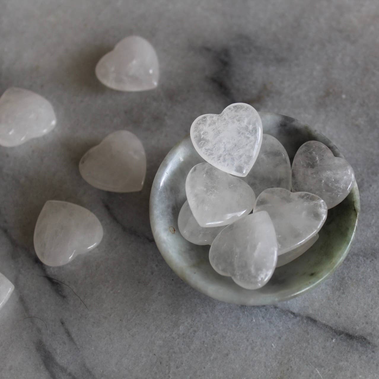 Pebble House - Wholesale Spiritual Stone/Crystal - Clear Quartz 20mm Heart (Crystals & Stones)1