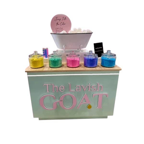 The Lavish Goat - Wholesale Bath bomb/fizz - 25 Pounds of Bath Bomb Powder (5 lbs. per color)