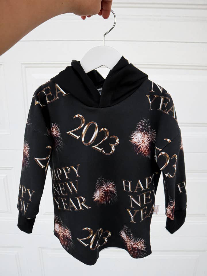Baby Toddler Kid Hoodie | My first New Years for wholesale by MINI MANGO