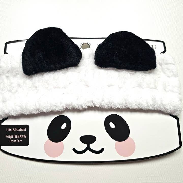 Plush Animal Ear Spa Headband - Ultra Soft Makeup Accessory for wholesale by Crover