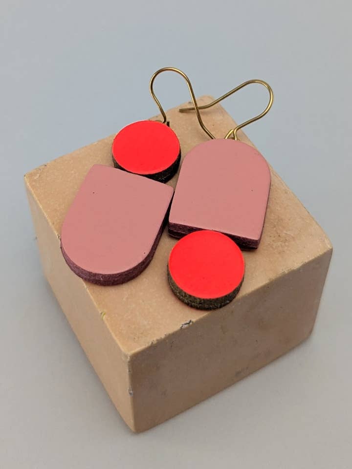 TOTEM EARRINGS. for wholesale by Kay Morgan