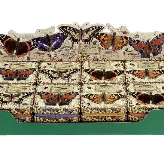 Expositor com 24 caixas quadradas metálicas PM - Nostalgia (Vintage B.) por atacado de Maison Royal Garden