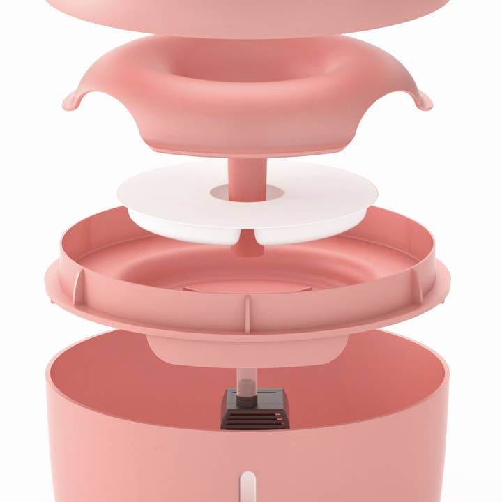 Pet Life - Wholesale Pet Bowl - Cat/Dog - Pet Life Moda-Pure Ultra-Quiet Dog and Cat Fountain Waterer
