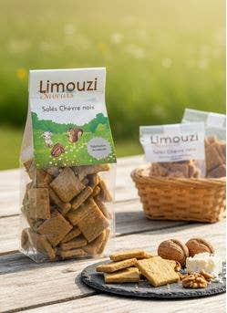 Limouzi Saveurs – Engroshandel Cookie – Saltet gedeost valnødder 150 g