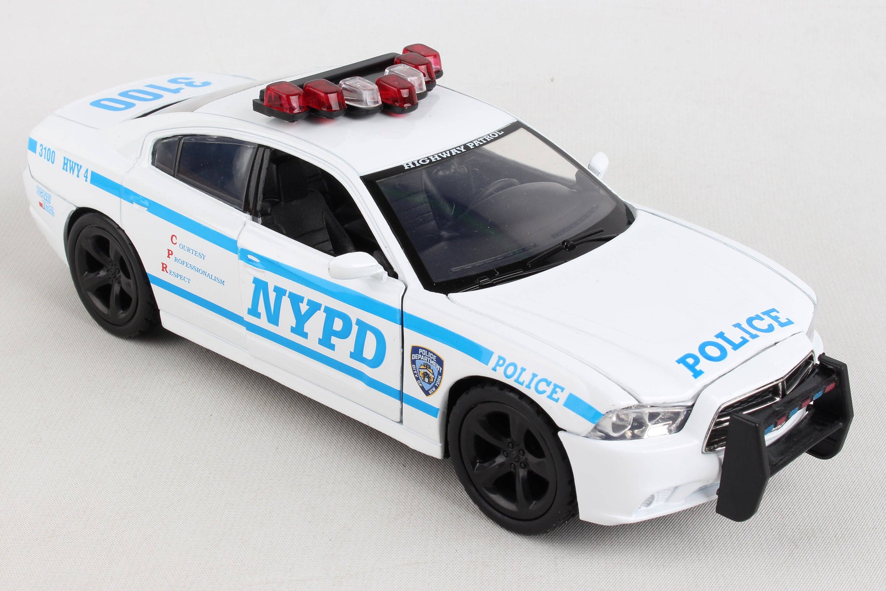 Daron Worldwide Trading – Großhandel Spielzeugauto – Kinder – NY71693 NYPD Dodge Charger 1:24 von Daron Toys0