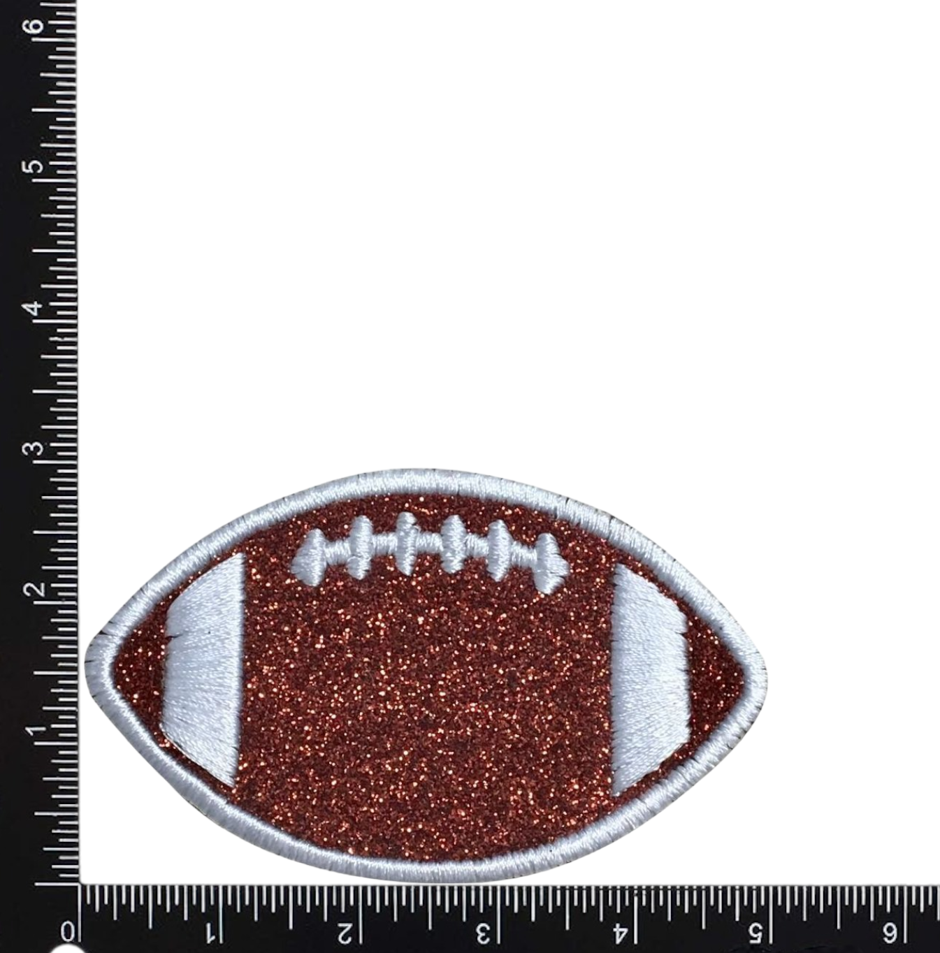Wholesale Applique - Vente Écusson - Football - Paillettes Marron CHOIX DE TAILLE Patches Thermocollants3