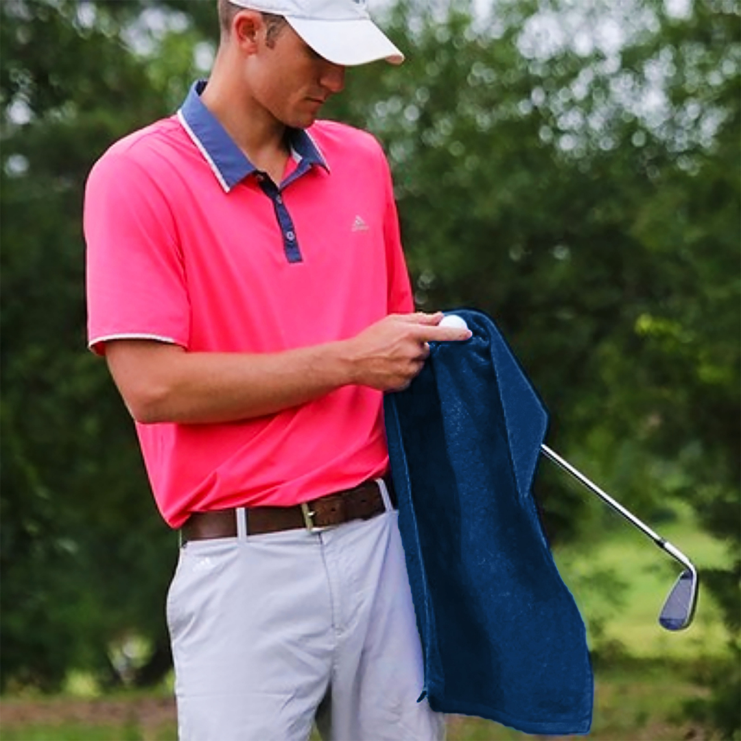 Pro Towels - Wholesale Sports Towel - Velour Fingertip Golf Towel: 100% Cotton Terry Velour0