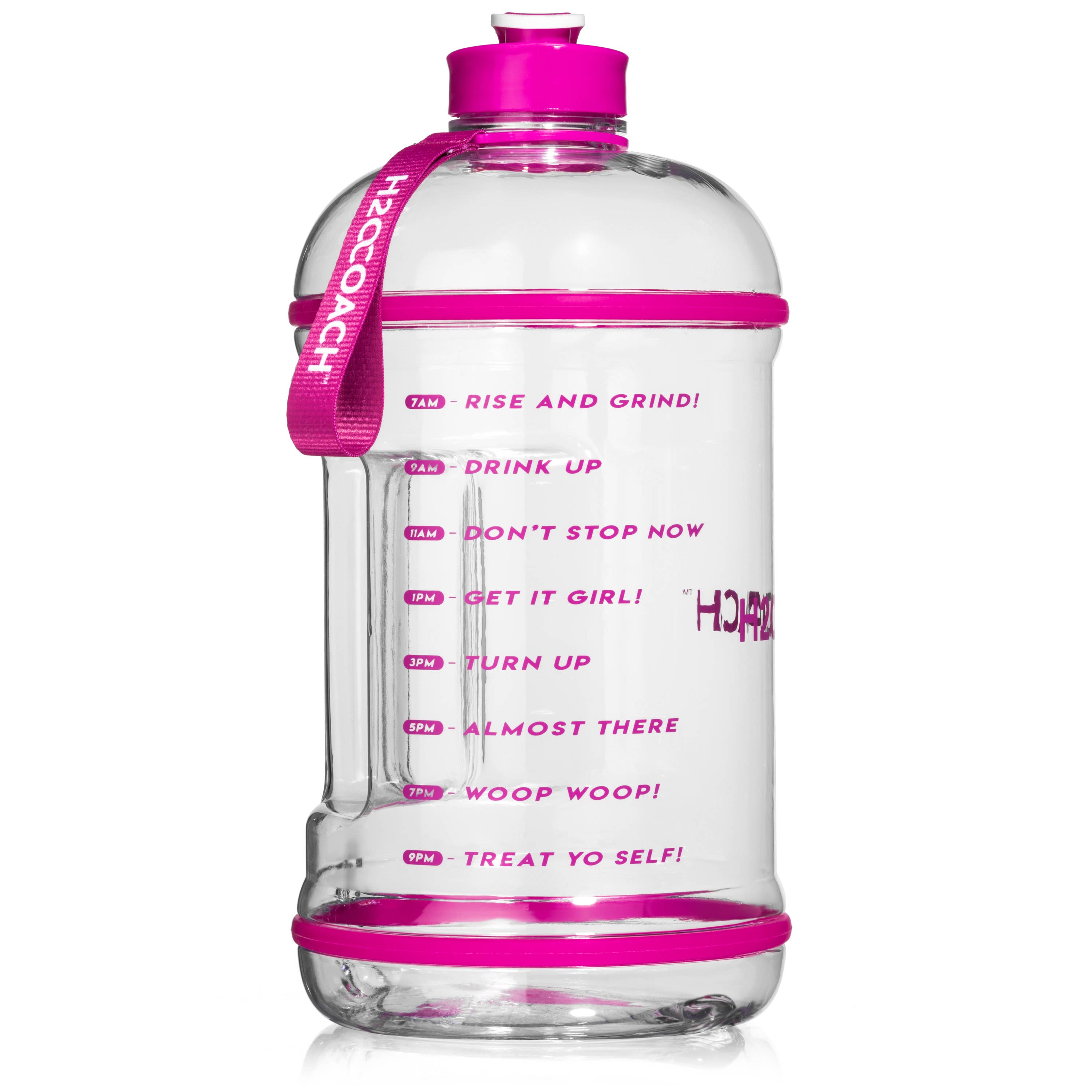 H2OCOACH - Today's Choices - Tomorrow's Body Half Gallon Water Bottle