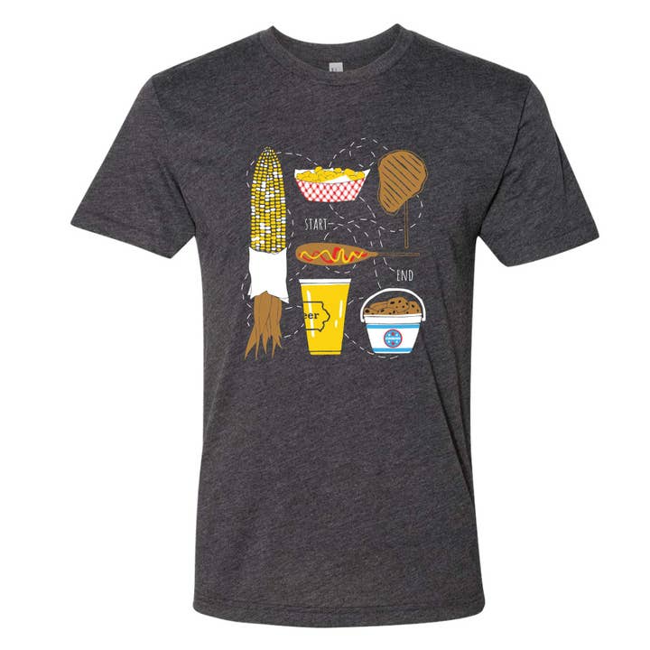 T-shirt State Fair Food Iowa pour la vente par Iowa Awesome