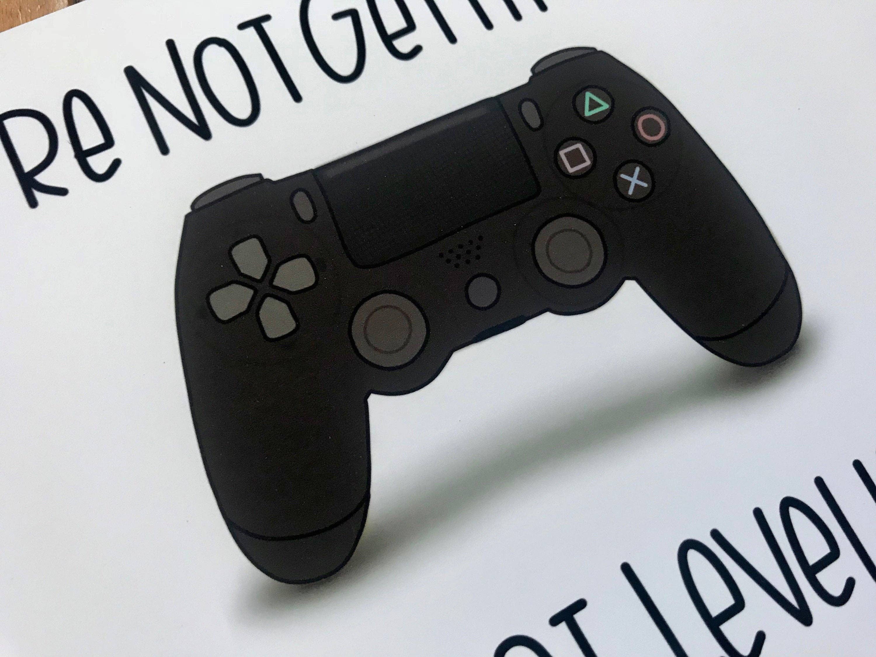 Stone Donut Design, LLC - Venta al por mayor Tarjetas de cumpleaños - No eres viejo, solo estás subiendo de nivel Tarjeta de cumpleaños para gamers de StoneDonut Design4