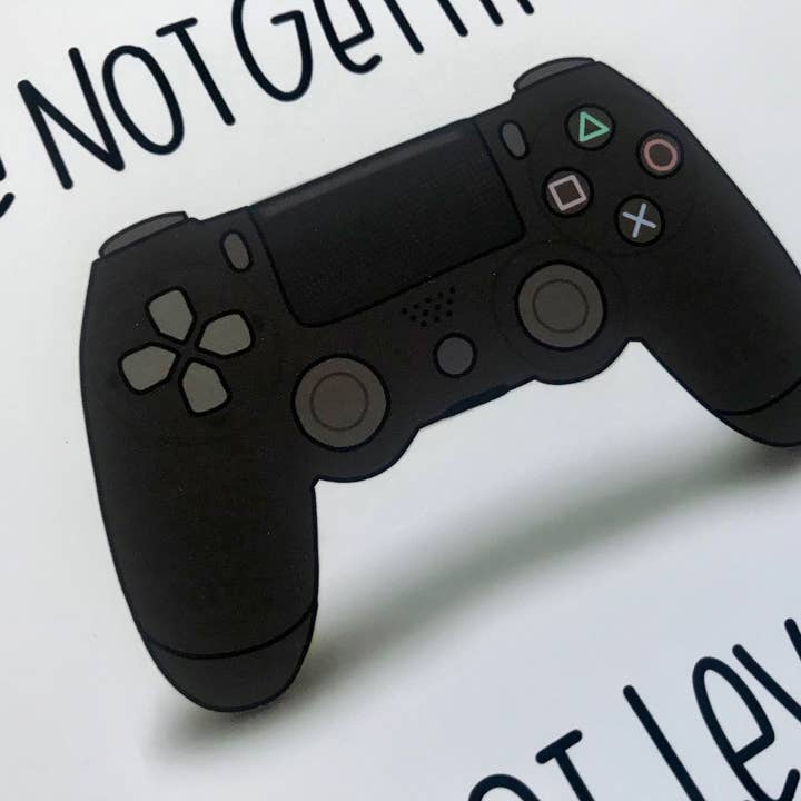 Stone Donut Design, LLC - Venta al por mayor Tarjetas de cumpleaños - No eres viejo, solo estás subiendo de nivel Tarjeta de cumpleaños para gamers de StoneDonut Design4