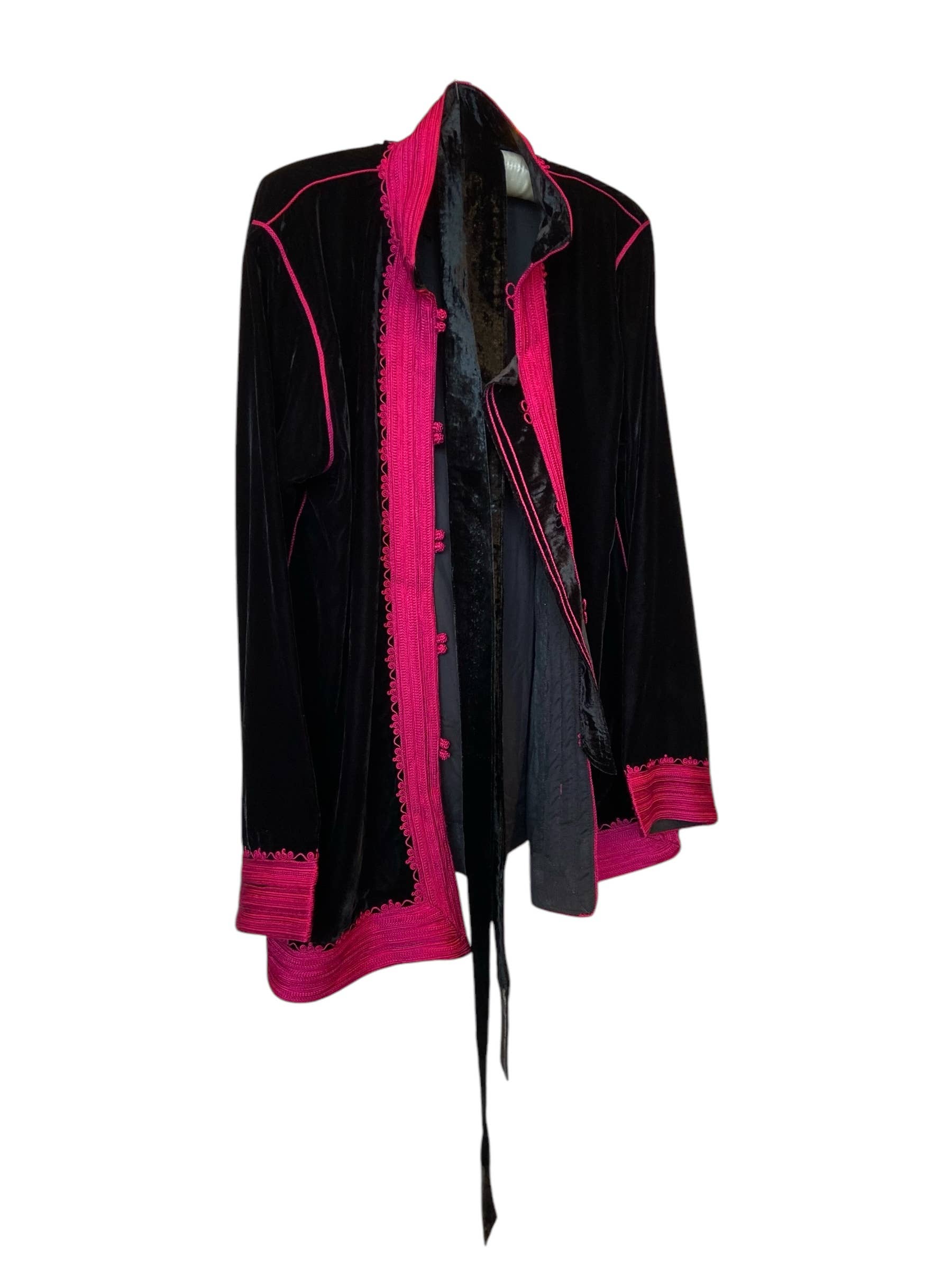 Teod’amar Venezia - Wholesale Jacket - Women's - Marco Polo jacket in black and fuchsia0
