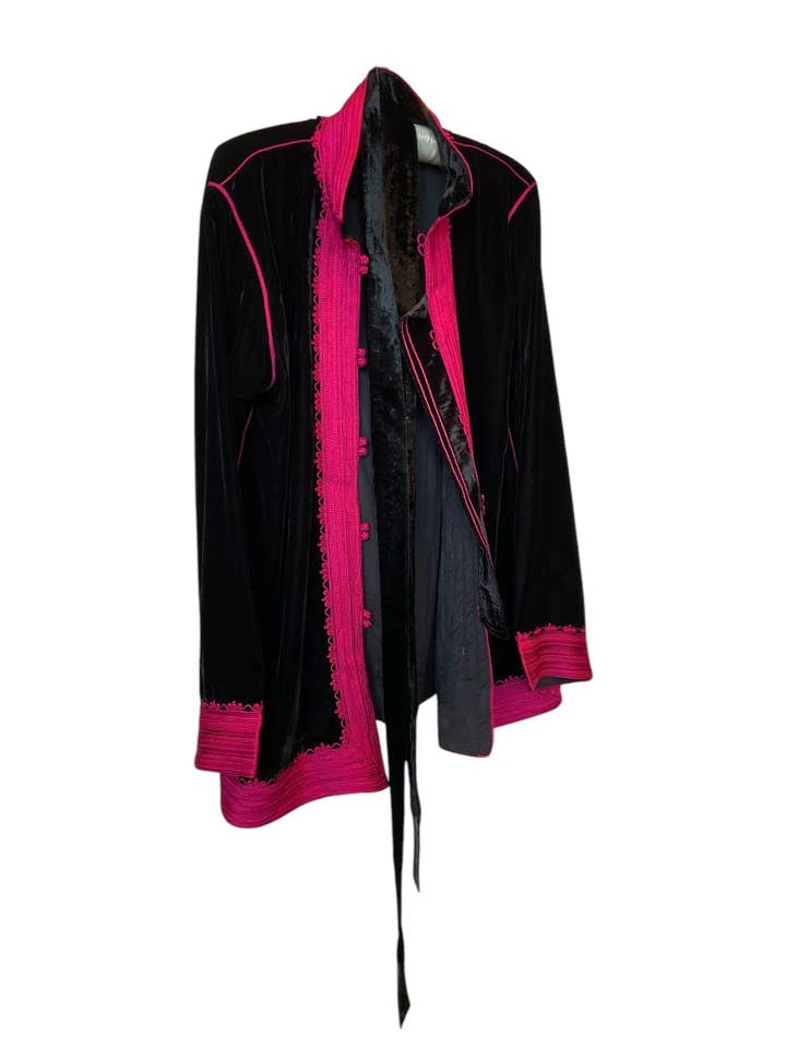 Teod’amar Venezia - Wholesale Jacket - Women's - Marco Polo jacket in black and fuchsia