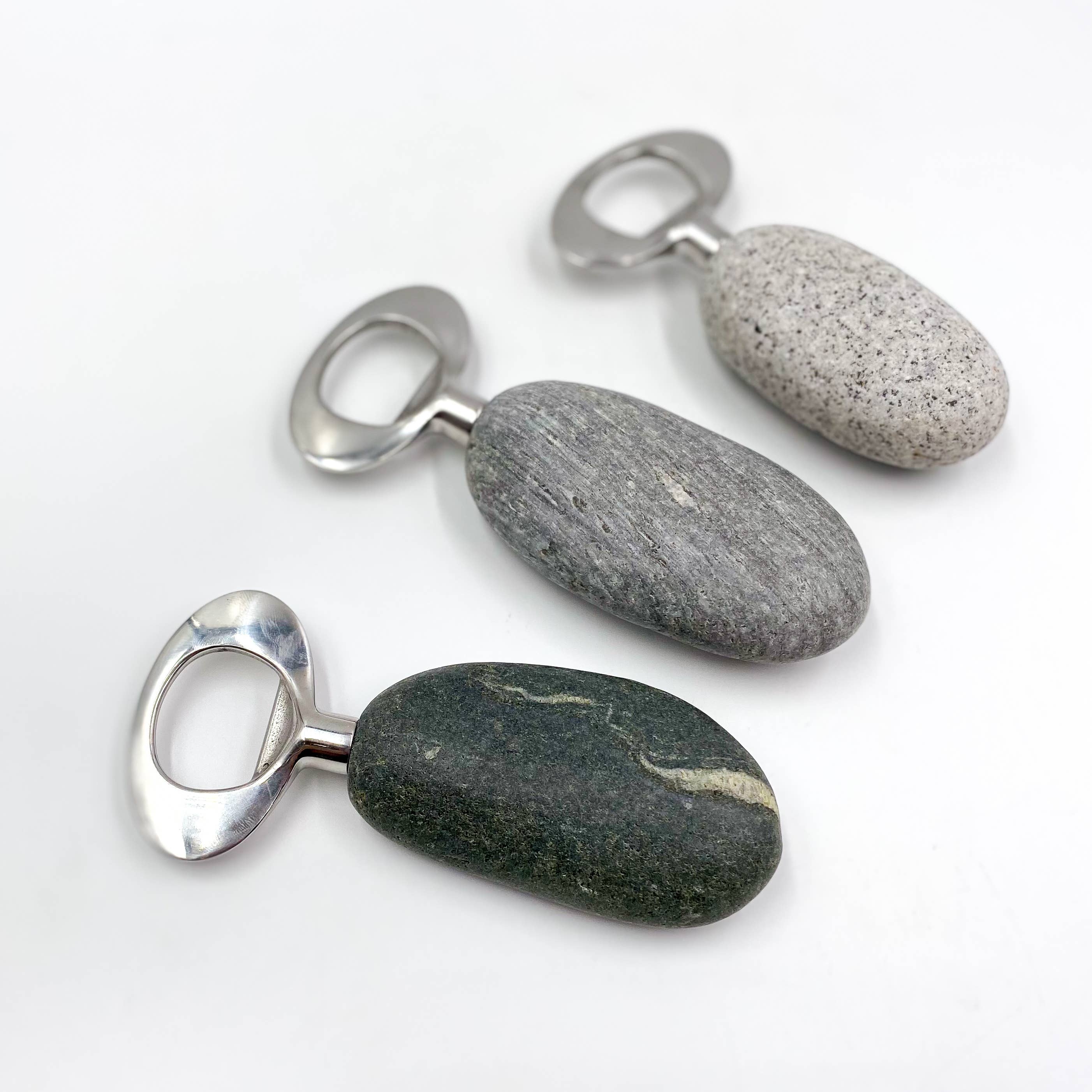 Funky Rock Designs - Wholesale Bottle/Wine Opener - Nature-Inspired Stainless Steel  Stone Bottle Opener9