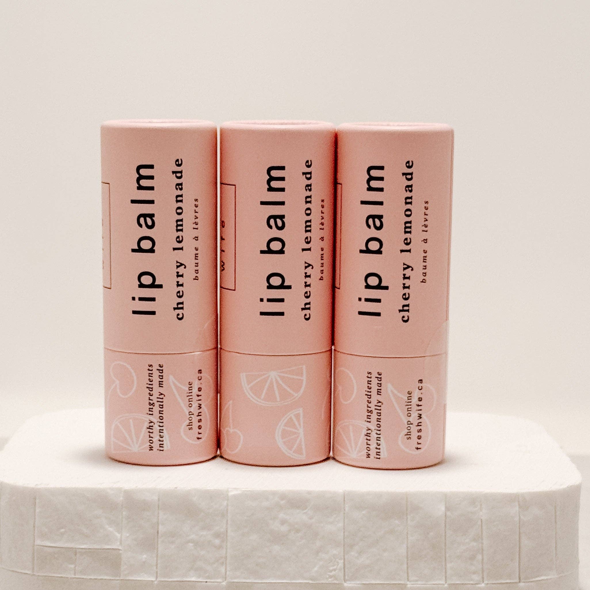 The Fresh Wife Soap Company - Wholesale Lip Balm - Cherry Lemonade Lip Balm2