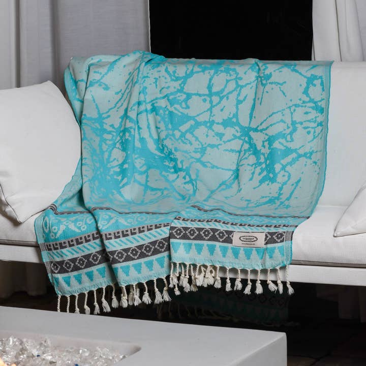 *Exclusive Seljuks Peshtemal Pure Cotton Beach Towel for wholesale by La Hammam