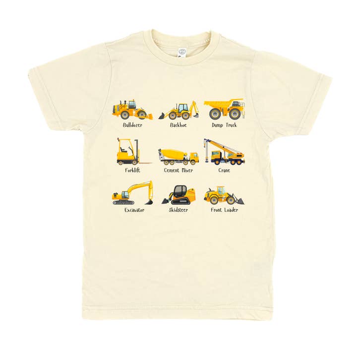 Sage & Soil – Großhandel T-Shirt – Kinder – Kinder-T-Shirt mit Bagger-Motiv