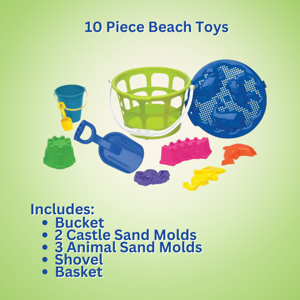 American Plastic Toys - Wholesale Beach/Pool Toy - Kids & Baby - Colossal Beach Pail Set Plastic Toys for Kids2